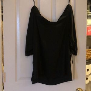 Loft off the shoulder black blouse